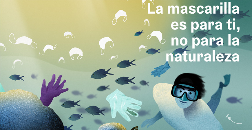 El Gobierno lanza la campaa 'La mascarilla es para ti, no para la naturaleza'
