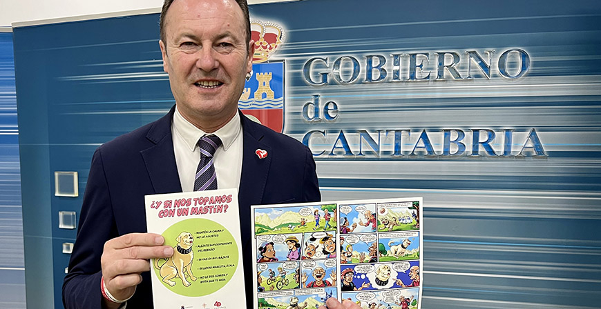El Gobierno publica un folleto para poner en valor el papel de los mastines como aliado de la ganadera extensiva