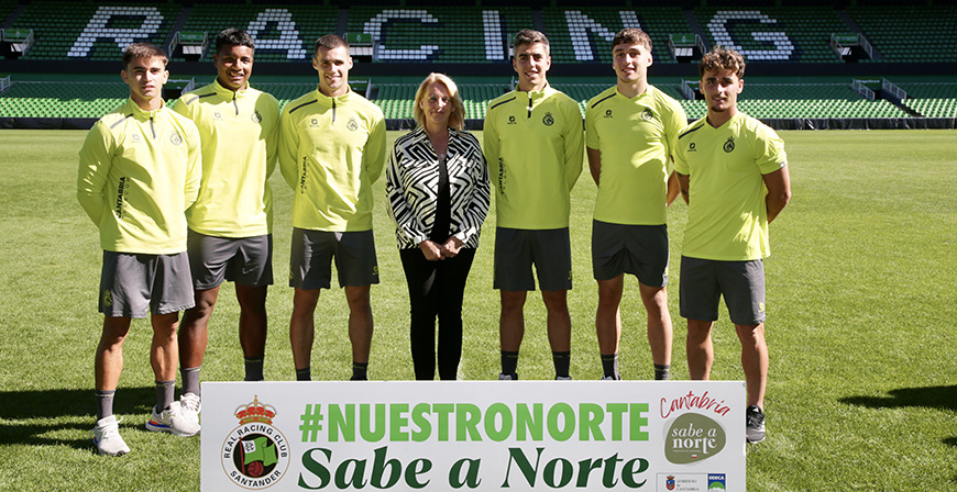 El Gobierno y el Racing se unen nuevamente para promocionar los productos de Cantabria  