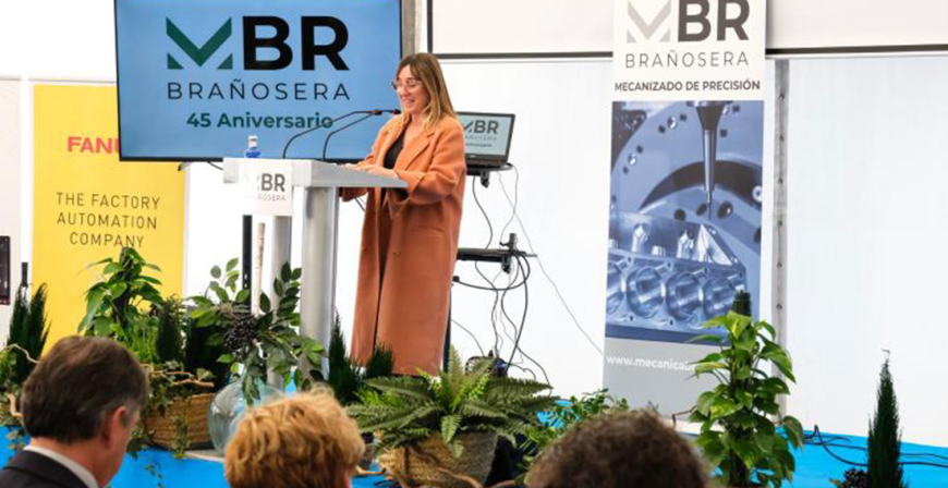 Gmez de Diego felicita a Mecnica Braosera por su 45 aniversario y destaca su 