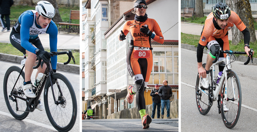 Gorka Nez y Luca Ibez, campeones de Cantabria de Duatln