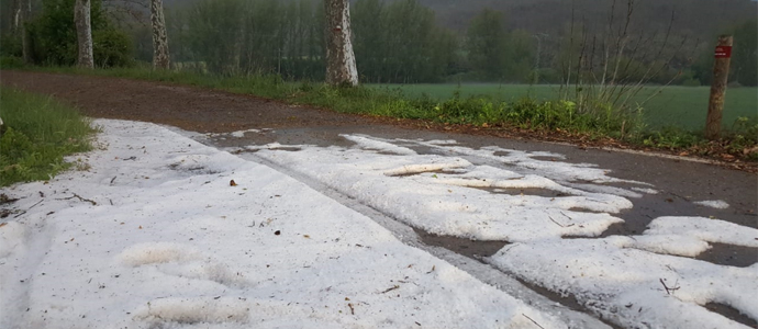 Granizada en Valderredible