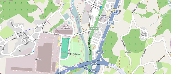 Una grieta en el arcn obliga de nuevo a cerrar un carril de la A-67 a la altura de Barreda