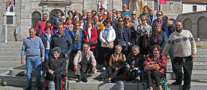 Un grupo de campurrianos, tras las huellas de Santa Teresa de Jess
