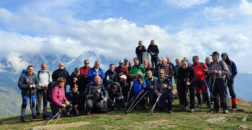 El Grupo de Montaa Pico Cordel visita Libana