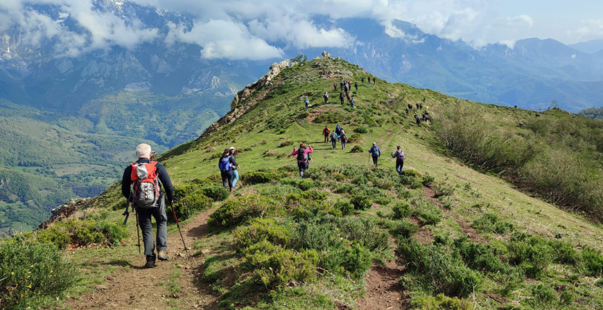 El Grupo de Montaa Pico Cordel visita Libana