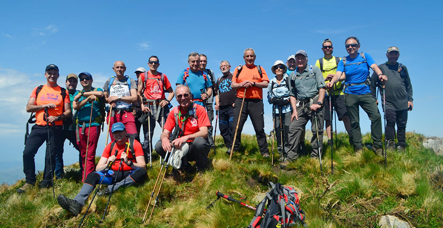 El grupo Pico Cordel recorre la divisoria de las cuencas del Miera y el Asn