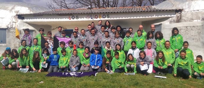 El Grupo Scout Peas Arriba celebr la convivencia de Semana Santa en Rocamundo