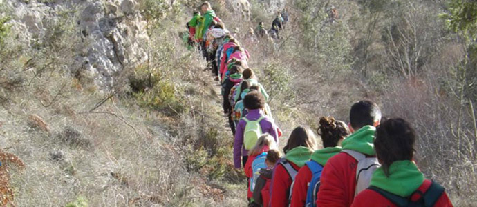 El Grupo Scout Peas Arriba recorri el Can del Ebro