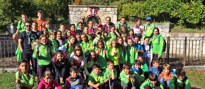 El Grupo Scout Peas Arriba sali de marcha