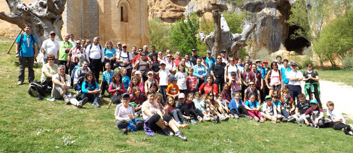 El Grupo Scout Peas Arriba y sus familias recorrieron el Can del Ro Lobos 