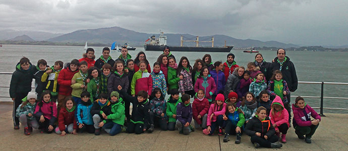 El Grupo Scout Peas Arriba viaj a Santander