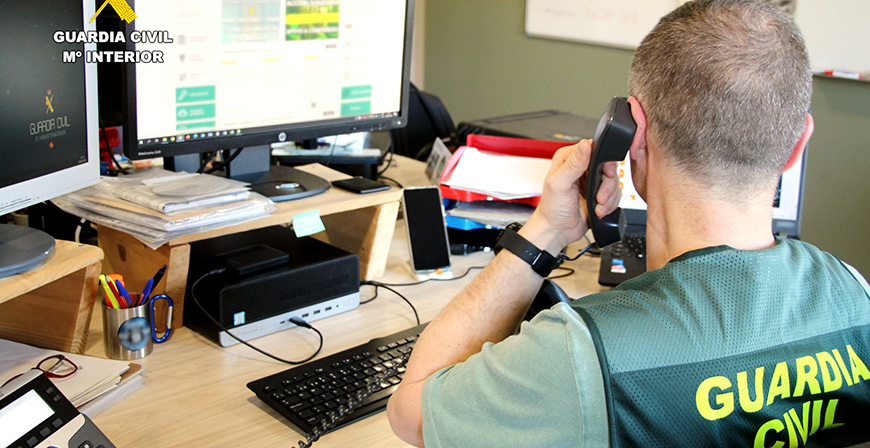 La Guardia Civil alerta de llamadas telefnicas solicitando la devolucin de un crdito ingresado por error