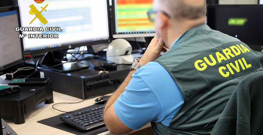 La Guardia Civil bloquea parte del dinero estafado mediante el 