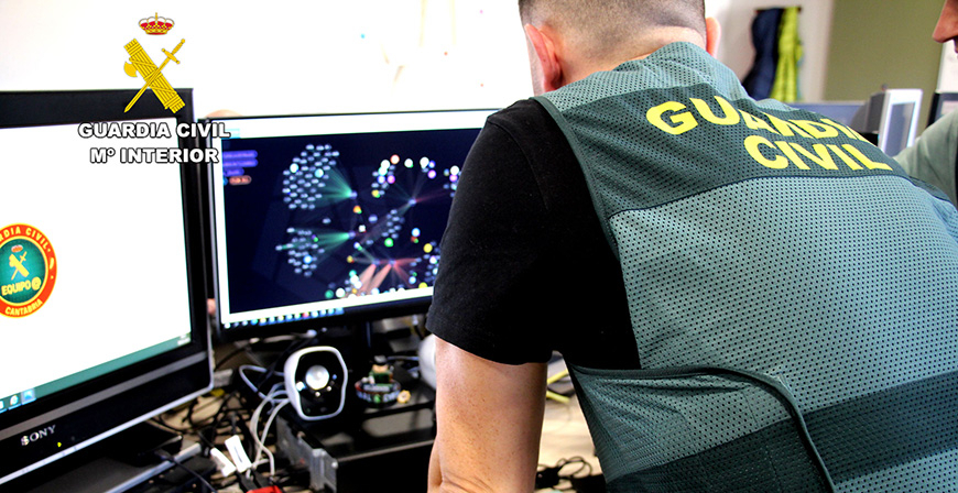 La Guardia Civil de Cantabria detiene a 30 personas por ciberestafas que han alcanzado casi los 90.000 euros