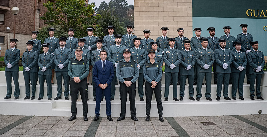 La Guardia Civil de Cantabria se refuerza con 43 nuevos agentes