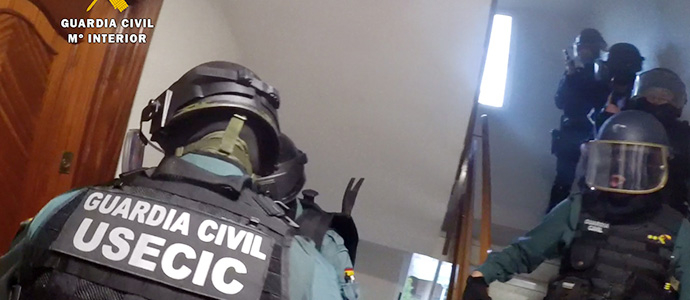 La Guardia Civil desarticula una organizacin dedicada al trfico de hachs con destino a Cantabria, Francia e Italia