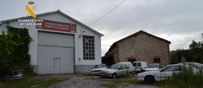 La Guardia Civil desmonta un negocio de compraventa ilegal de vehculos en Gajano