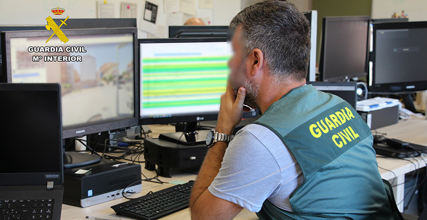 La Guardia Civil detiene a 9 personas como presuntos autores de estafas mediante el uso de sms fraudulentos
