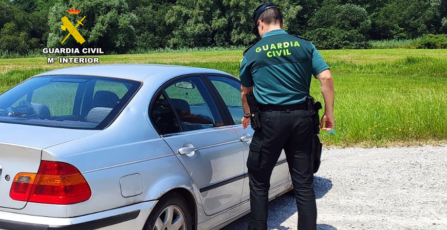La Guardia Civil detiene en Cantabria al presunto autor de la sustraccin de un vehculo en Burgos