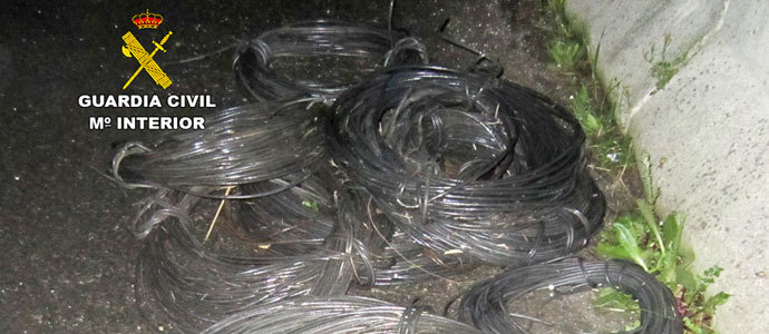 La Guardia Civil ha realizado 19 detenciones este ao por robo de cobre