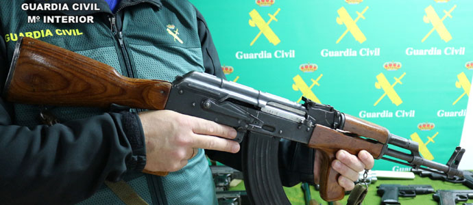 La Guardia Civil incauta ms de 300 armas