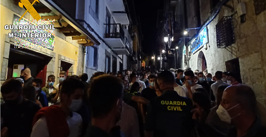 La Guardia Civil interpone 231 denuncias en zonas de playa y ocio nocturno de Laredo y Liencres en un fin de semana