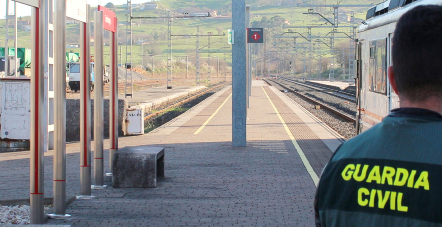 La Guardia Civil investiga al presunto autor de grafitis en trenes en las estaciones de Reinosa y Heras