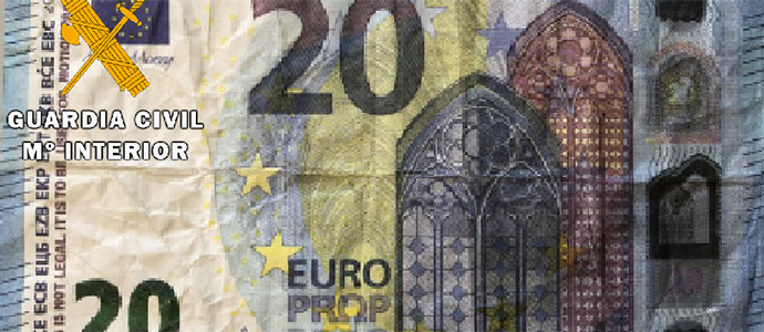 La Guardia Civil investiga la circulacin de billetes falsos de 20 euros en la provincia de Palencia