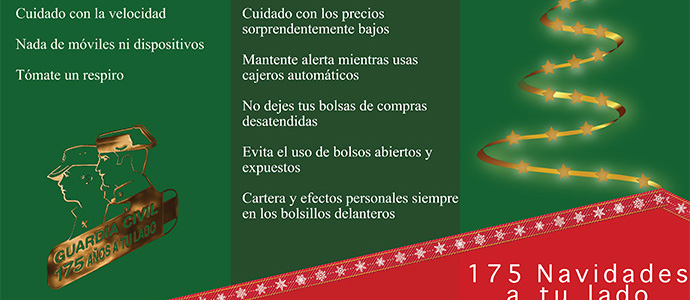 La Guardia Civil lanza la campaa '175 navidades a tu lado para unas fiestas seguras'