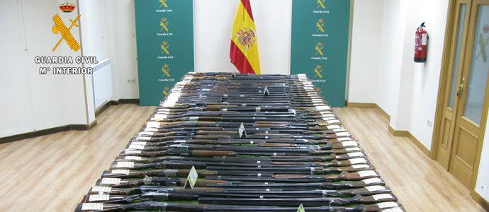 La Guardia Civil de Palencia celebrar una subasta de armas
