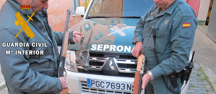 La Guardia Civil de Palencia detiene a ocho personas por furtivismo