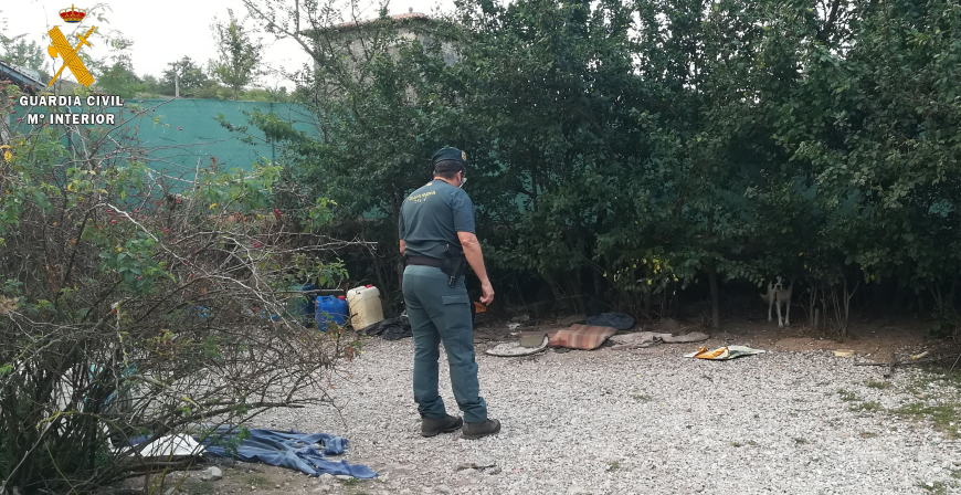 La Guardia Civil de Palencia investiga a una persona por un supuesto delito de abandono animal