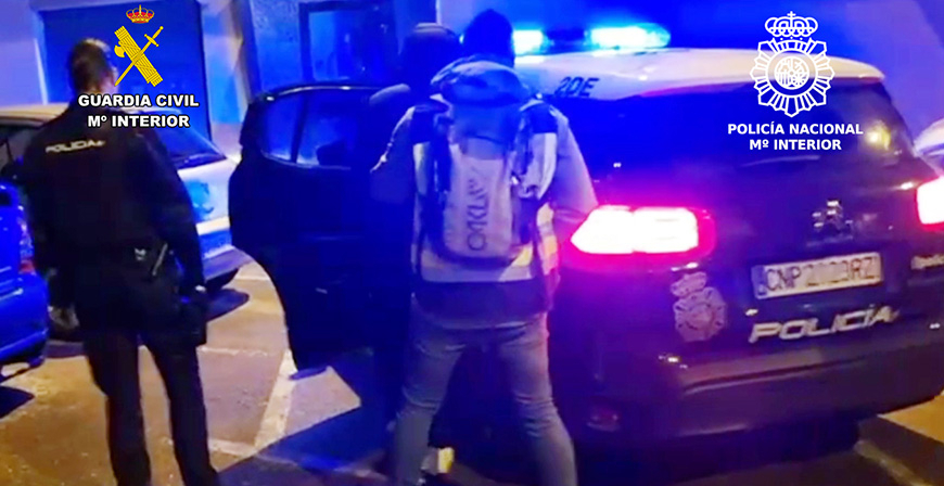 Guardia Civil y Polica Nacional desarticulan un grupo criminal itinerante dedicado al robo en viviendas