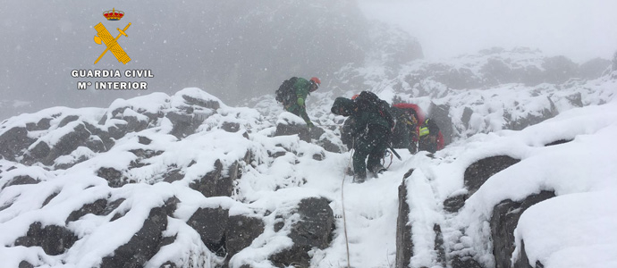 La Guardia Civil reanuda las labores de rescate de los tres montaeros fallecidos en Picos de Europa 
