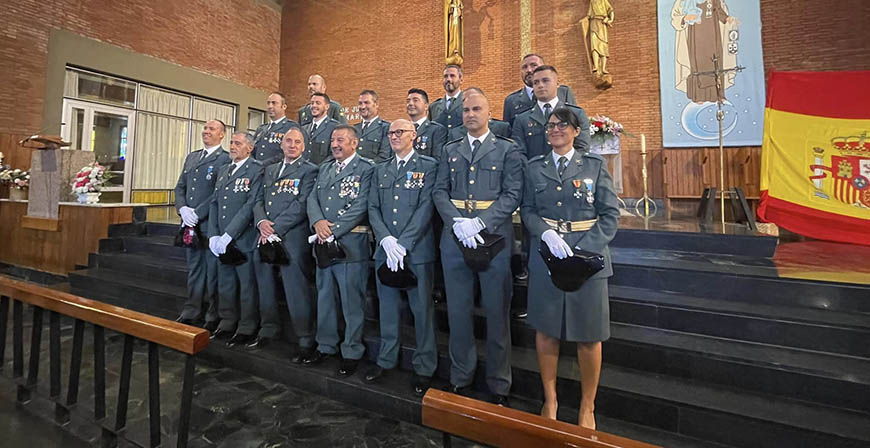 La Guardia Civil de Reinosa honr a su patrona