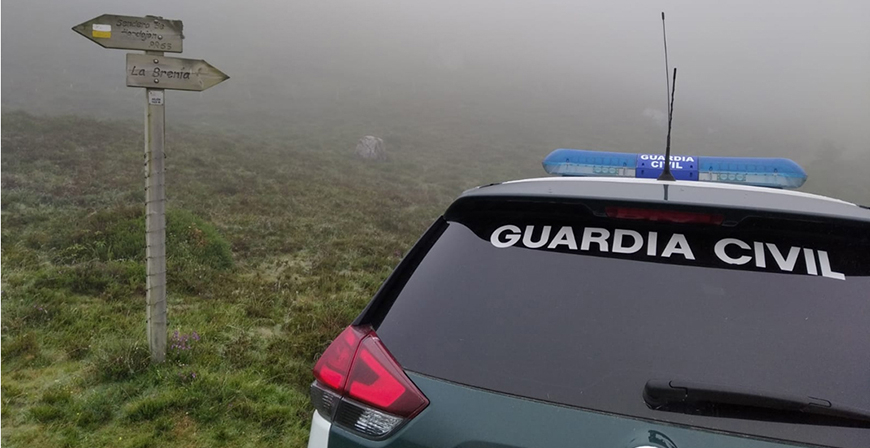 La Guardia Civil rescata a cinco senderistas perdidos en Soba