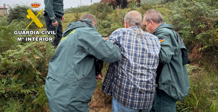 La Guardia Civil rescata a un varn de 81 aos que desapareci en Arenas de Igua