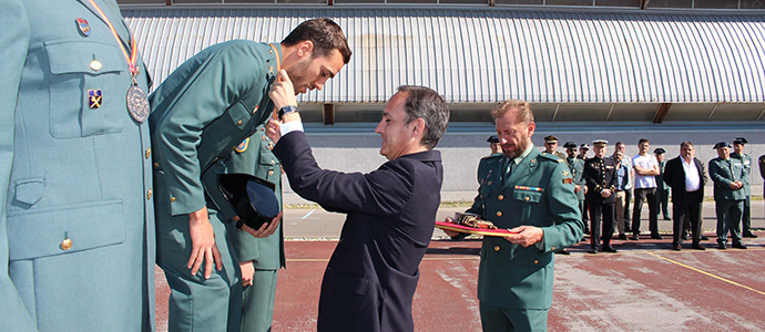 La Guardia Civil selecciona en Noja a sus representantes en salvamento y socorrismo 