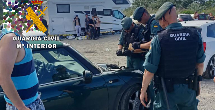 La Guardia Civil formula 160 denuncias en una macrofiesta celebrada en Castro Urdiales