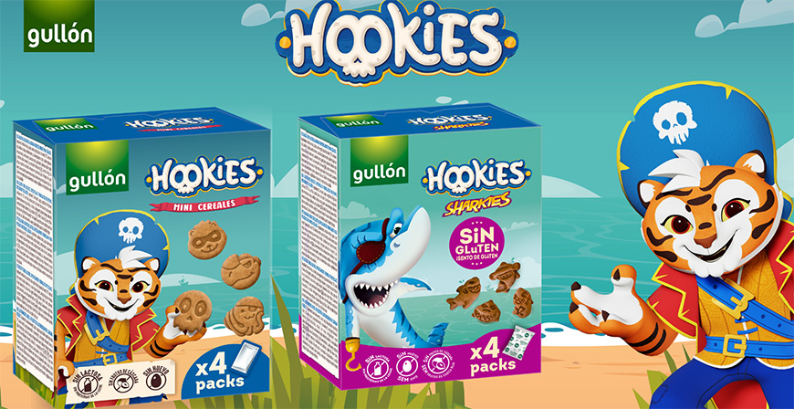 Gulln ampla la familia Hookies con formatos mini 