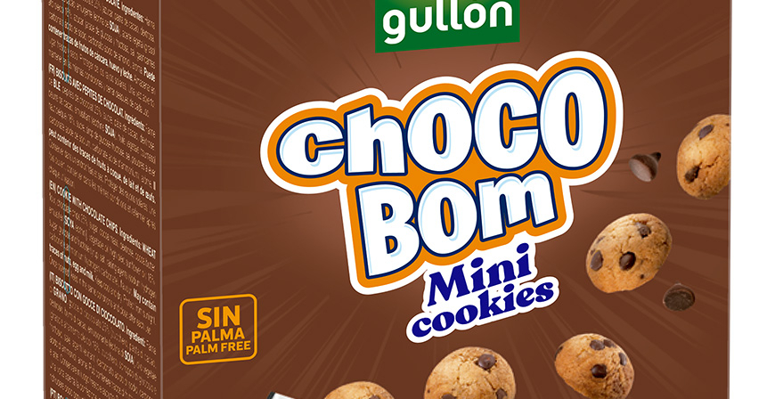 Gulln aumenta la familia ChocoBom con el lanzamiento de las Cacao Chips Sin Gluten y las Mini Cookies