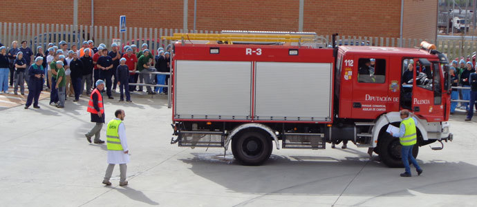 Gulln culmina con xito tres simulacros de evacuacin en su planta de Aguilar