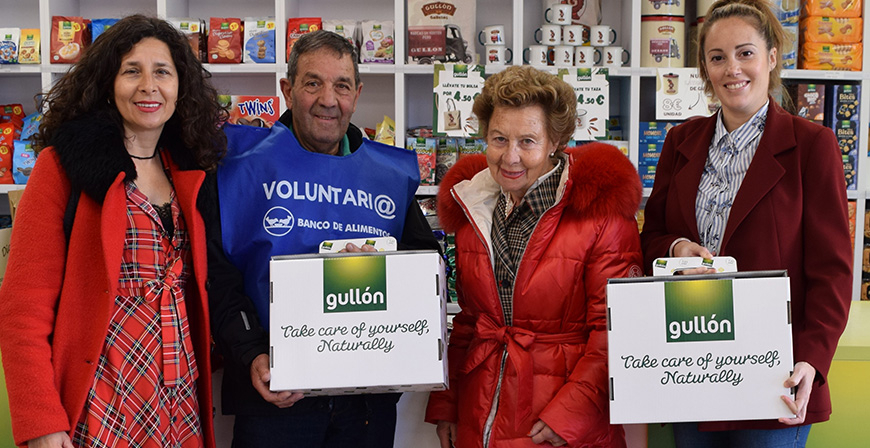 Gull�n don� m�s de 18 toneladas de sus productos a entidades sociales y bancos de alimentos en 2025