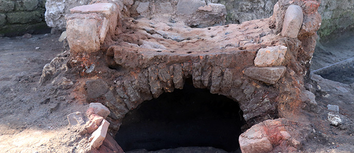 Hallado un horno cermico altomedieval en Julibriga