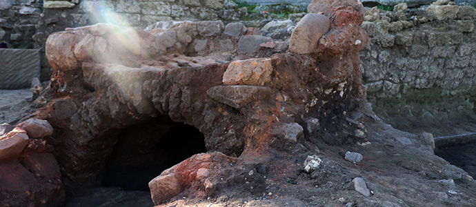 Hallado un horno cermico altomedieval en Julibriga
