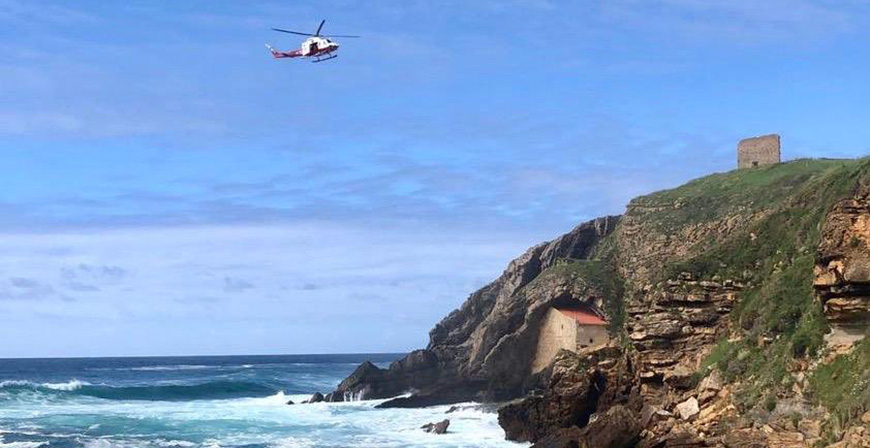 Hallan en Punta Caldern el cuerpo del pescador que cay ayer al agua en Ubiarco