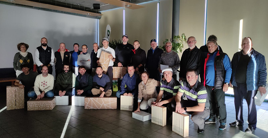 Hctor Ruiz y David Gonzlez se adjudican el VIII Torneo de Navidad de Golf