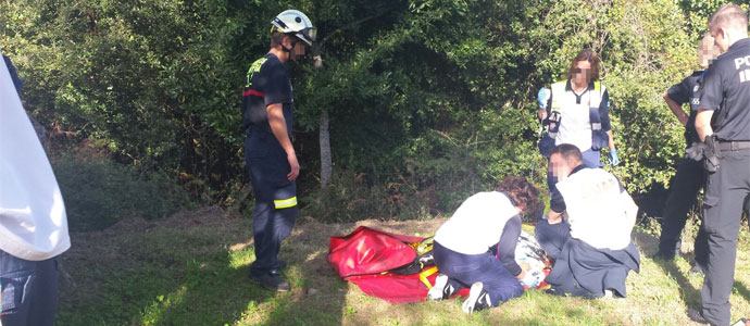 El helicptero del Gobierno evacua a una mujer tras sufrir una indisposicin en el Monte Buciero