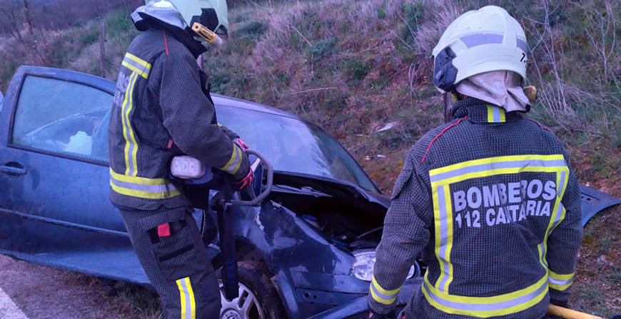 Una herida grave y varios leves en un accidente de trfico en Rocamundo